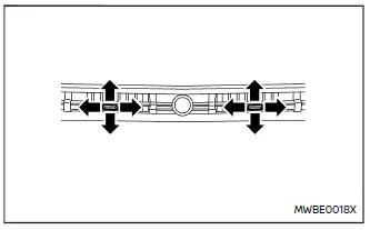 Nissan Ariya. Belüftungsdüsen