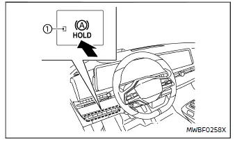 Nissan Ariya. Automatische Bremshaltefunktion (AUTO HOLD)