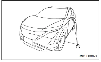 Nissan Ariya. Erfassung von Objekten in Bewegung (MOD)