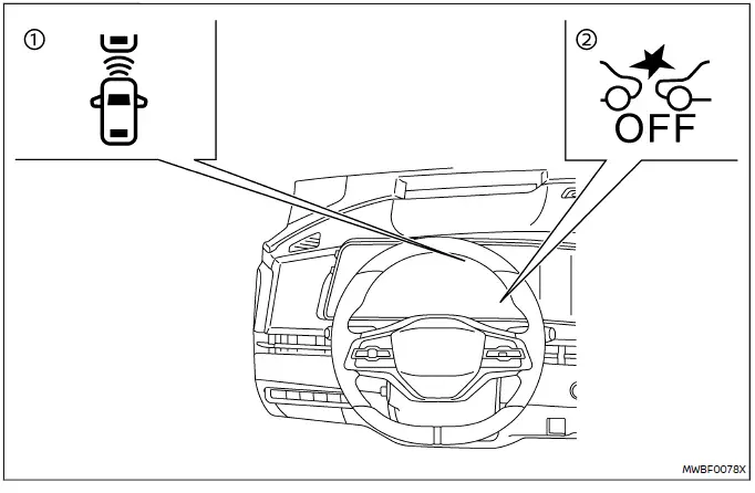 Nissan Ariya. Intelligent Forward Collision Warning