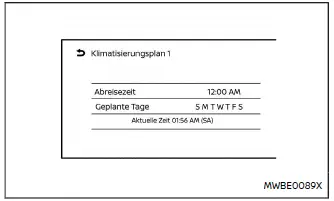 Nissan Ariya. Heizung und Klimaanlage