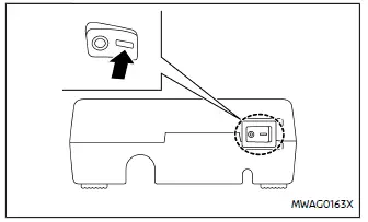Nissan Ariya. Reparieren eines defekten Reifens