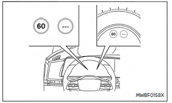 Nissan Ariya. Verkehrszeichenerkennung (TSR)